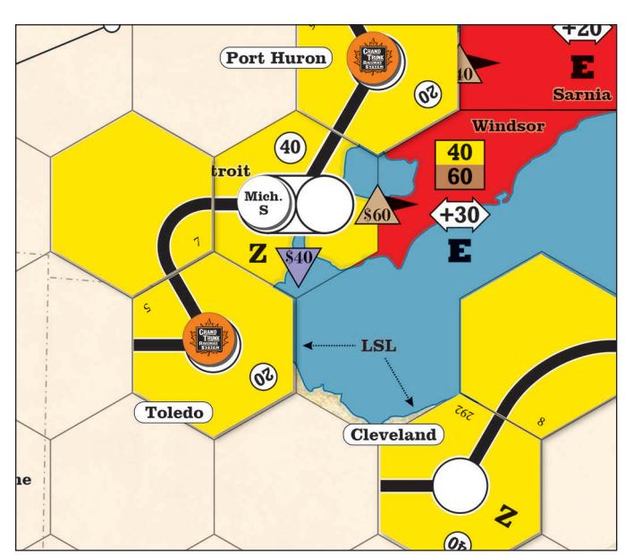 Operating Round 1 tile and token example